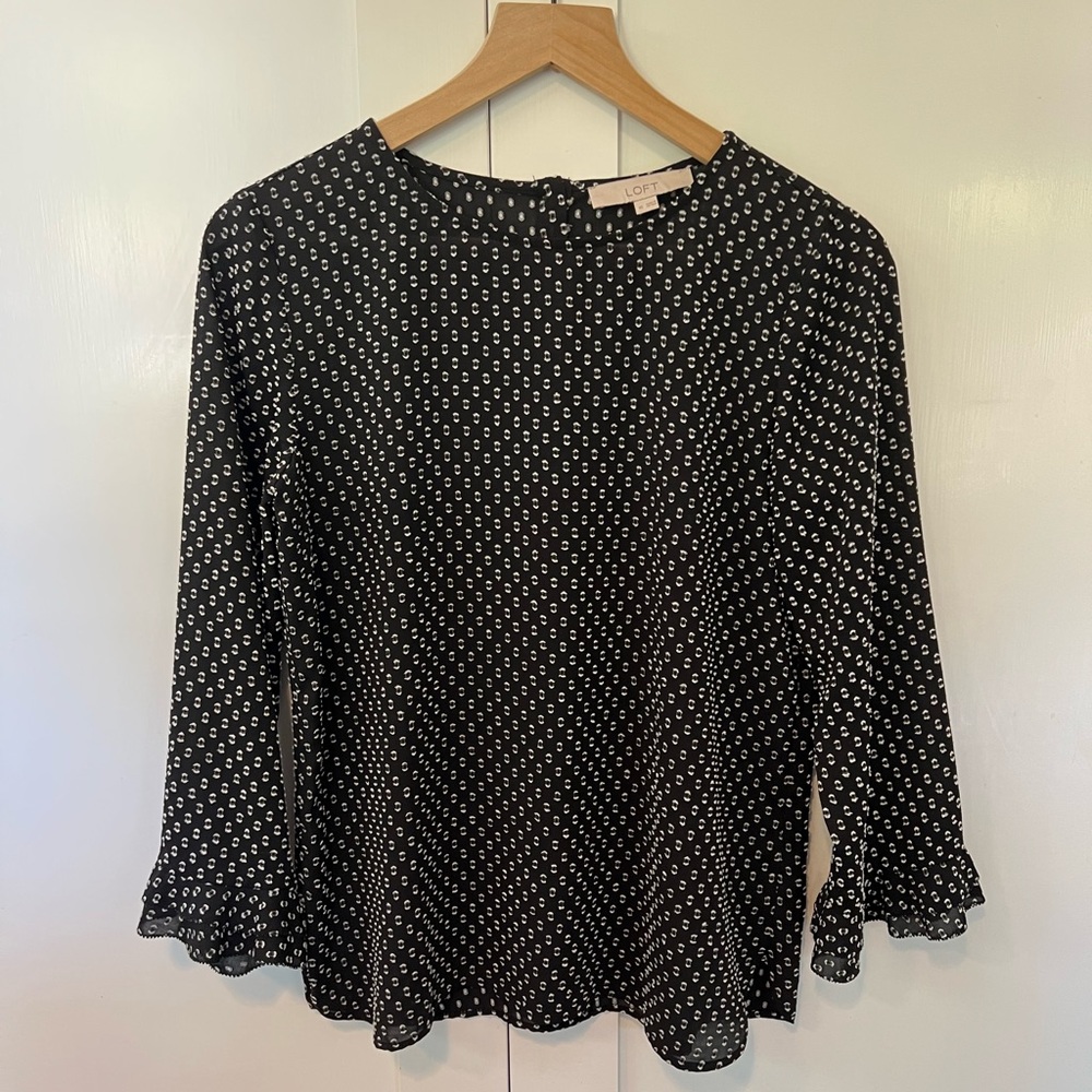 Loft textured blouse